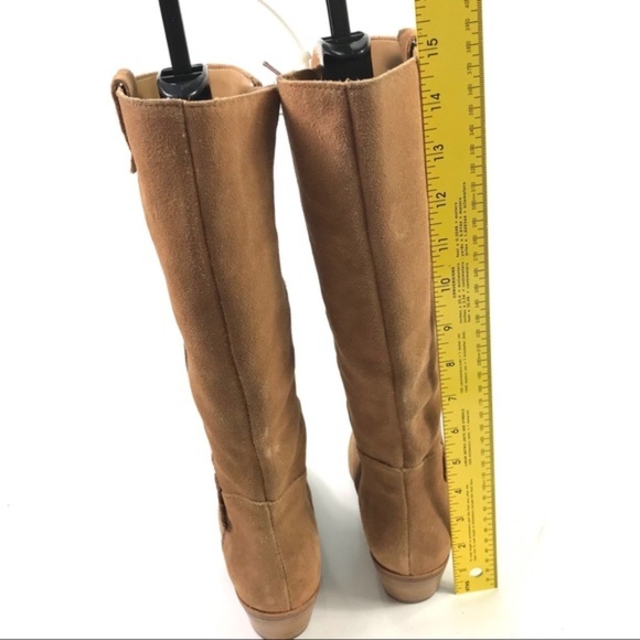New! Jack Rogers Oak Sawyer Cognac Suede Boots 5.5 - Picture 6 of 8